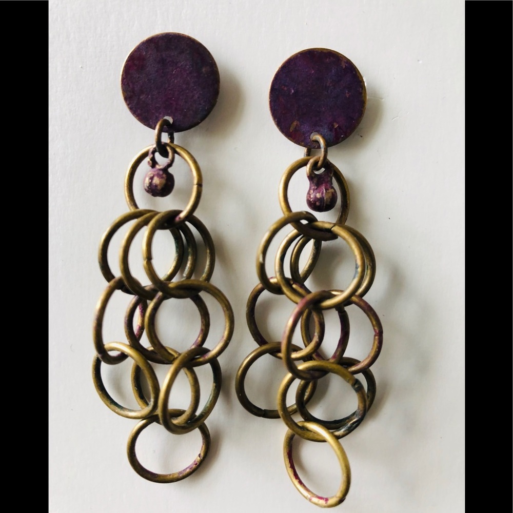 Rings dangling earring